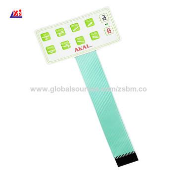 Chinacustom Prototype Flexible Overlay Mount Membrane Numeric Keypad On