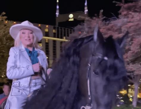 Tanya Tucker Spotted Riding A Horse Around Downtown Nashville Ahead Of