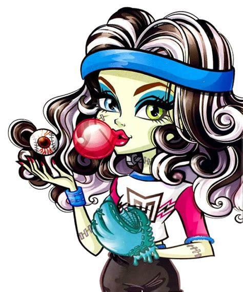 Todo Sobre Monster High Artwork Png De Frankie Stein Skulltimate Locker Room