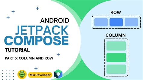 Column Row Jetpack Compose Android Studio Youtube