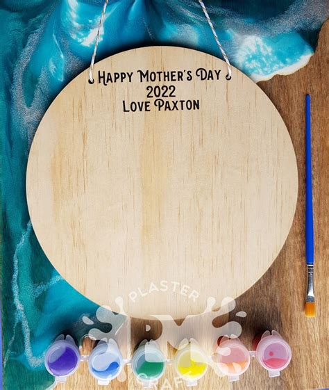 Personalised Wooden Happy Mothers Day Plaque