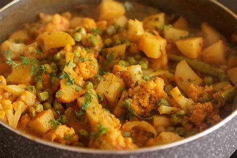 Aloo Gobi Matar Recipe How To Make Aloo Gobi Matar Masala Recipe