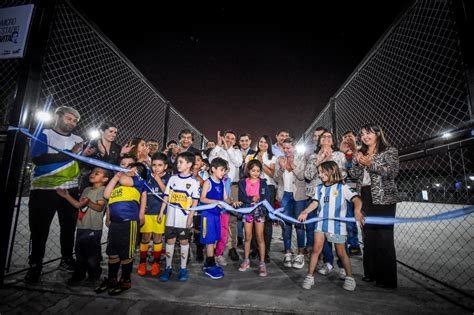 Se inauguraron dos playones deportivos en Fray Mamerto Esquiú Diario