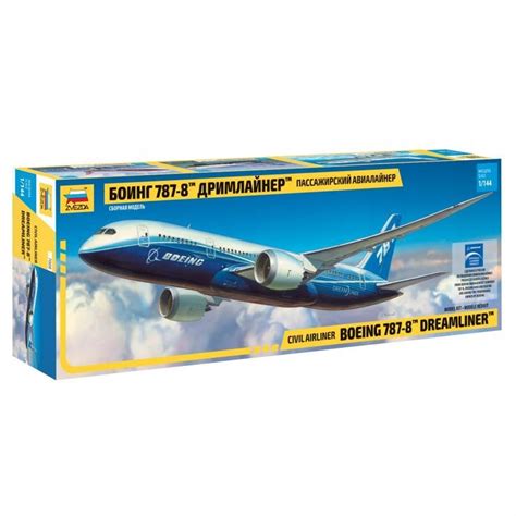 Samolot pasażerski Boeing 787 8 Dreamliner model w skali 1 144