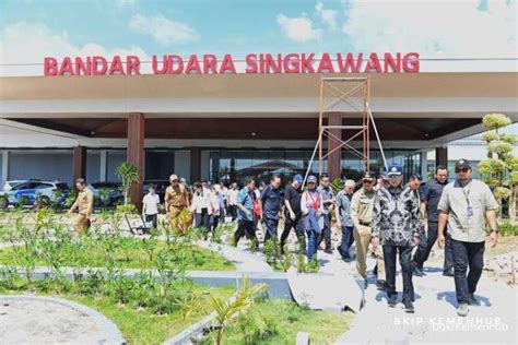 Bandara Singkawang Kalimantan Barat Senilai Rp 428 Miliar Resmi Beroperasi