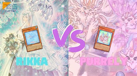 Exciting Yu Gi Oh Battle Rikka Deck Vs Purrely Deck Asia English