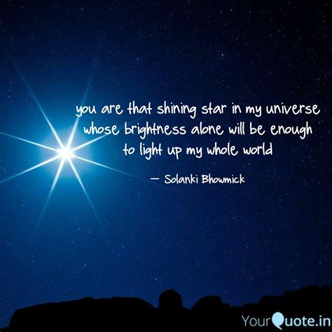 You Are My Shining Star Quotes