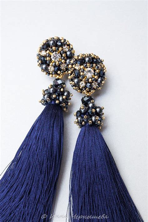 This item is unavailable | Etsy | Pearl earrings designs, Diy tassel ...