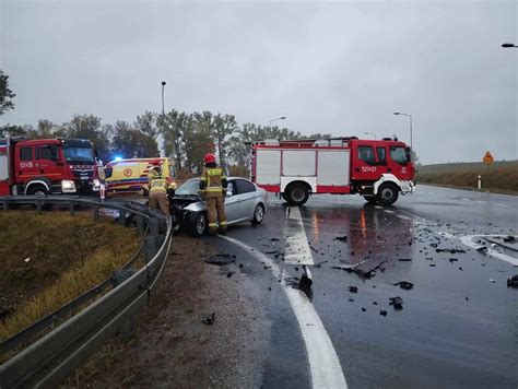 Jedna osoba trafiła do szpitala Olecko