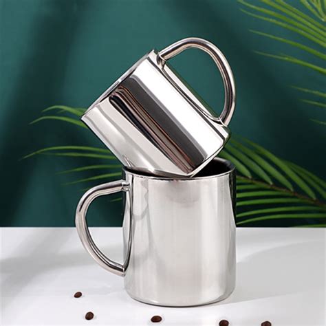 Dubbele Muur Roestvrij Staal Koffie Mok 300Ml Draa Grandado