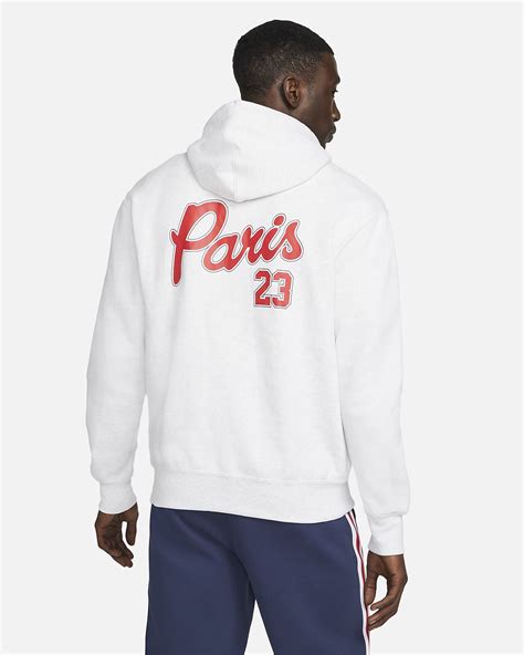 Paris Saint Germain Mens Fleece Pullover Hoodie Nike At