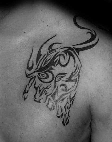 40 Tribal Bull Tattoo Designs For Men - Powerful Ink Ideas