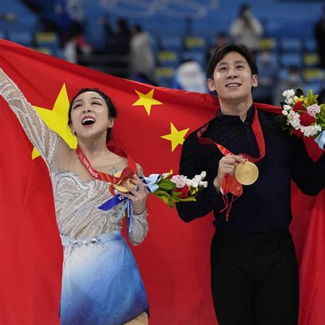 China’s Olympic pairs figure skating champions will not defend title at ...