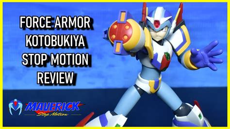 MEGA MAN X FORCE ARMOR KOTOBUKIYA STOP MOTION REVIEW Rockmanx