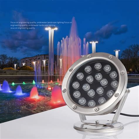 Yard Led Stainless Steel Underwater Light Underwater Fish Tank Fountain