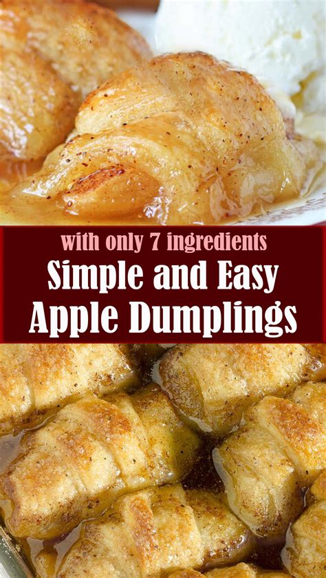 Simple and Easy Apple Dumplings – Reserveamana