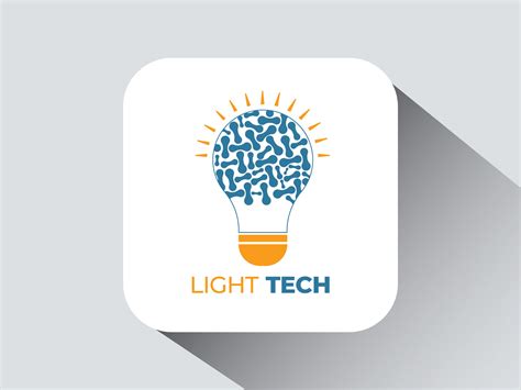 Light Tech logo design on Behance