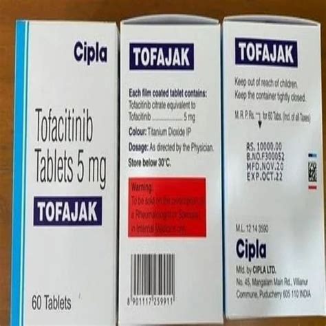 Tofacitinib Extended Release Tablets 11 Mg At Rs 1000 Stripe