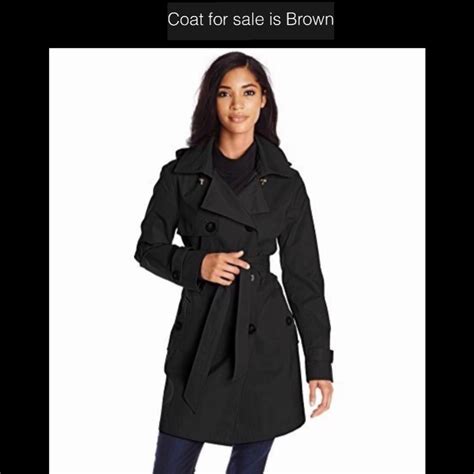 Ellen Tracy Classic Trench Coat Gem