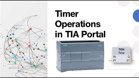 4 SIEMENS TIA PORTAL Timers TON TOF TP YouTube