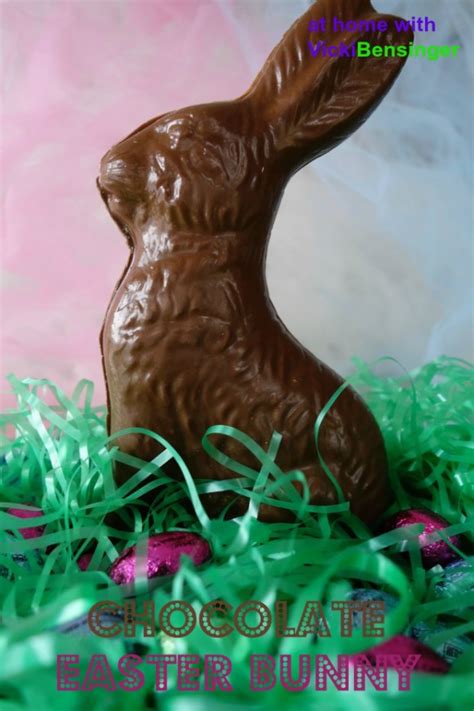 Homemade Chocolate Easter Bunny At Home With Vicki Bensinger