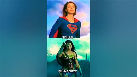 Supergirl Vs Wonder Woman Marvel Dc Mcu Dceu Cw Youtube