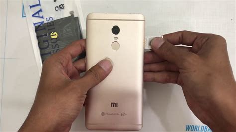 Cara Ganti Baterai Xiaomi Redmi Note 4 YouTube