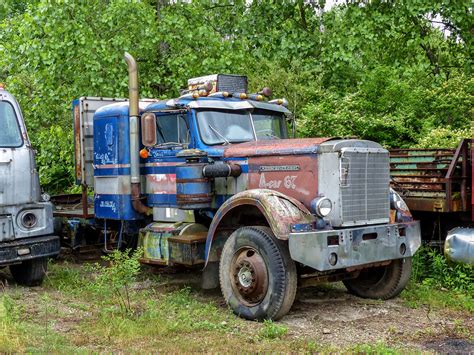 Rusty Autocar Semi Tractor Taken At The Cincinnati Ch Flickr