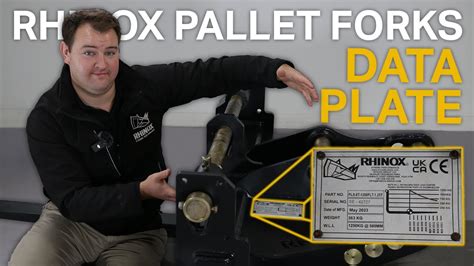 Rhinox Pallet Forks Data Plate Wll Serial Number And More Youtube