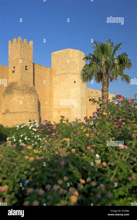 Ribat Or Fort Monastir Tunisia Stock Photo Alamy