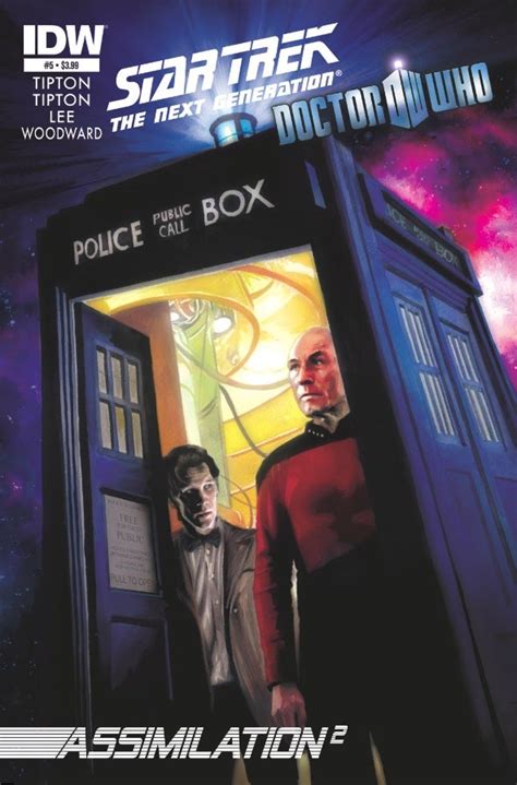 A first look at the Star Trek/Doctor Who crossover comic!