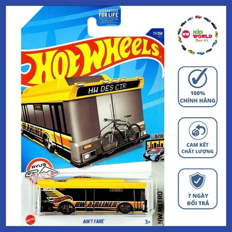 Xe mô hình Hot Wheels basic Bus Ain t Fare HCT89 Shopee Việt Nam