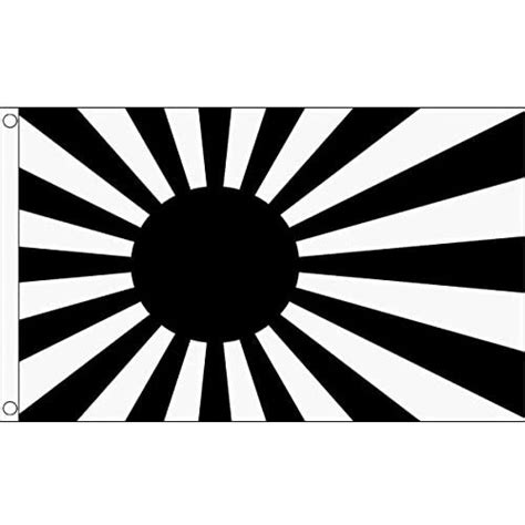 Amazon.com : AZ FLAG - Japan Rising Sun Black Flag - 3x5 Ft - 100D ...