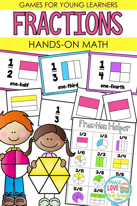 Fractions First Grade - Easy Fraction Activities - Fraction Games ...