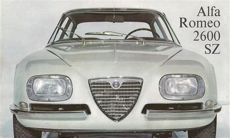 1965 Alfa Romeo 2600 SZ Brochure