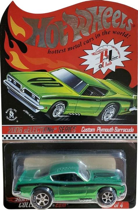 Custom Plymouth Barracuda SELECTIONs 2008 Hot Wheels Red Line Club HWRLC