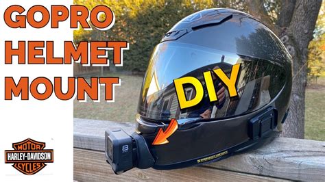 Diy Gopro Helmet Chin Mount Harley Davidson Electra Glide Motovlog