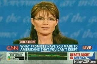 So how many times did Sarah Palin wink? on Make a GIF