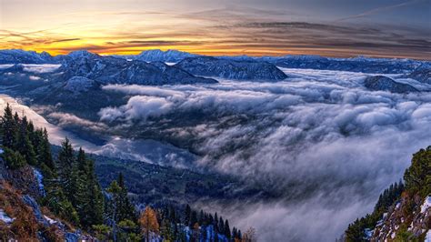 3840x2160 Austria Cloud Horizon Landscape Mountain Nature Panorama ...