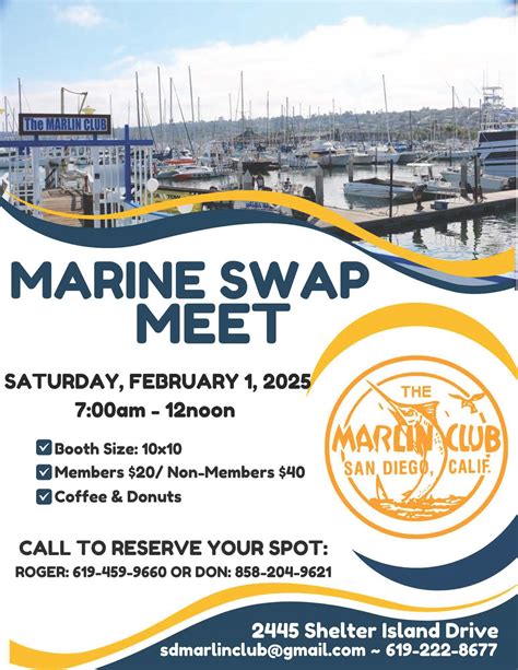SDMC: Fishing Swap Meet: Feb. 1, 2025 | Bloodydecks
