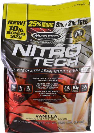 Muscletech Performance Series Nitro Tech Whey Isolate Lean