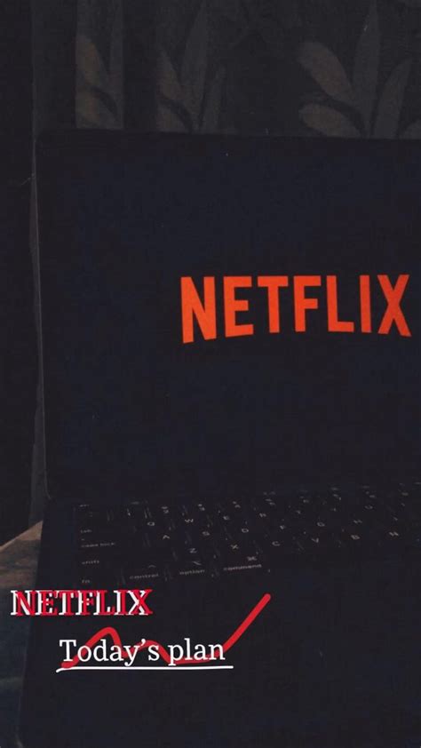 Netflix all day with a black laptop computer