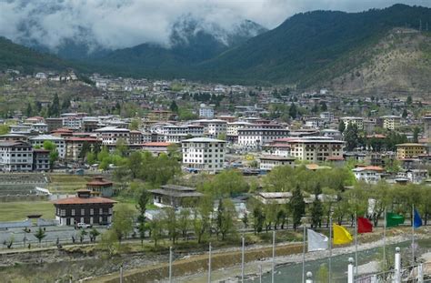 Premium Photo | Thimphu in the kingdom of bhutan