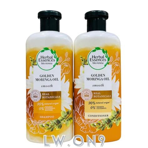 Herbal Essences Smooth Golden Moringa Oil Shampoo And Conditioner 400ml Beauty And Personal Care