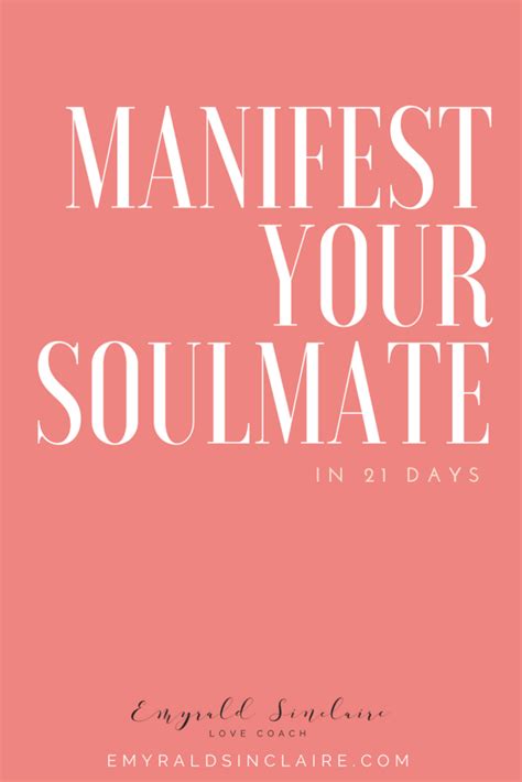 Manifest Your Soulmate In 21 Days Free Guide Emyrald Sinclaire Spiritual Guide