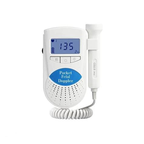 Detector Sonar Doppler Fetal Portátil Pré Natal Lcd Digital em Promoção