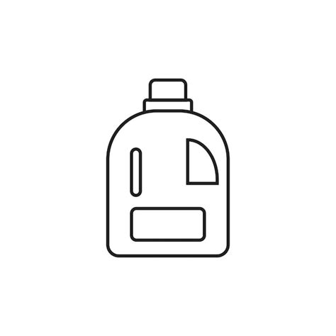 Premium Vector Detergent Icon Flat Vector Illustration