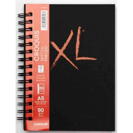 Bloco Xl Croquis A5 90 G M2 200 Pág Canson