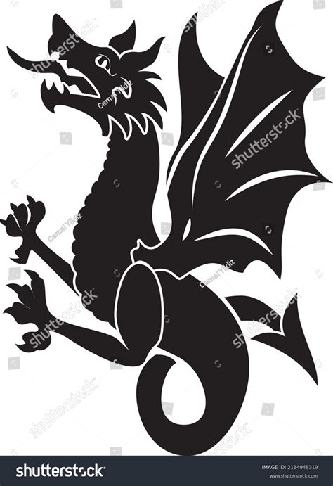 Sea Dragon Vector Illustration Vector Resizable Stock Vector (Royalty ...