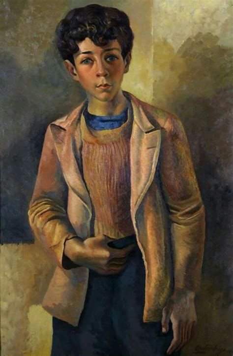 Lino Enea Spilimbergo Retrato de muchacho 1942 Óleo sobre lienzo